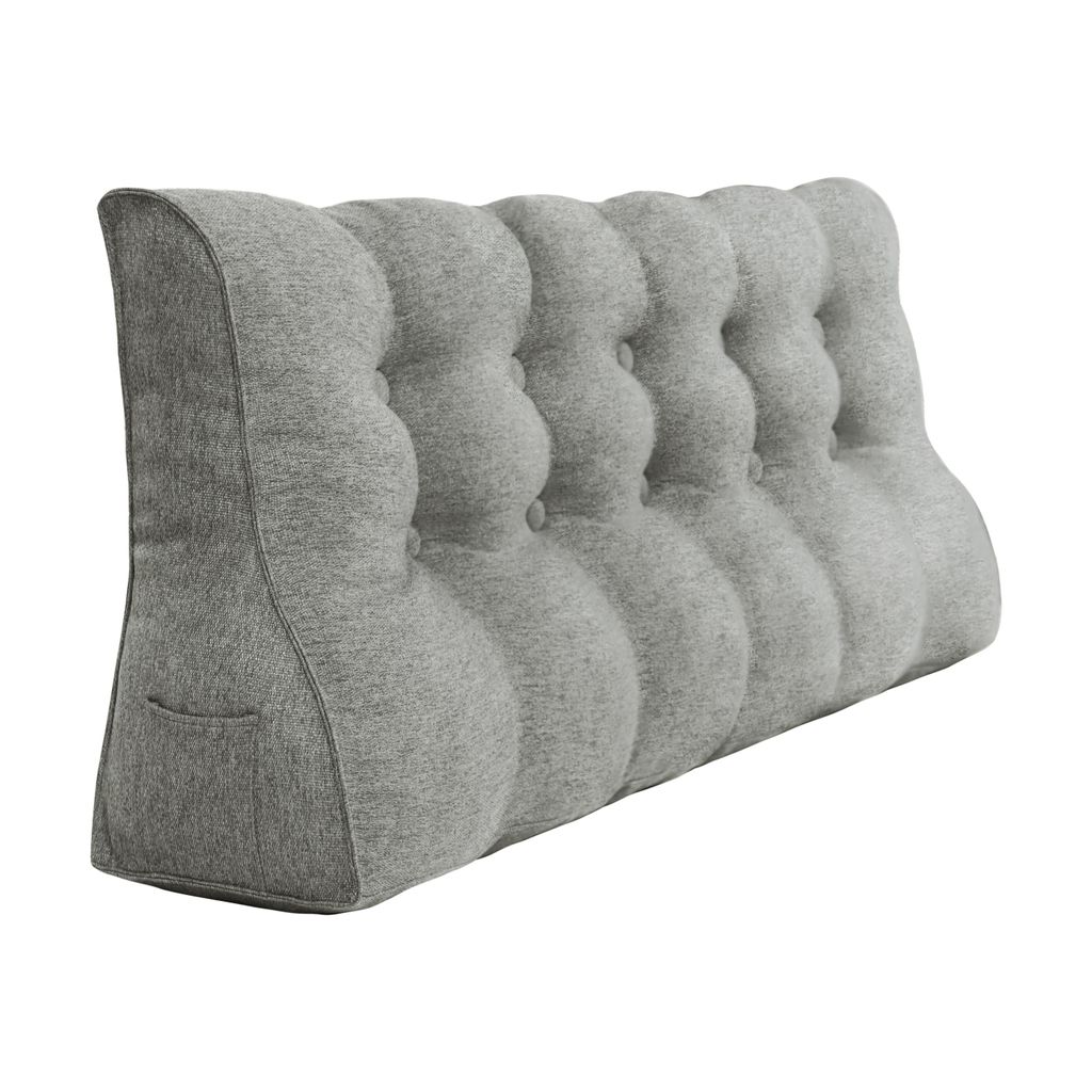 Rückenkissen 160 cm breit, Keilkissen für Bett und Sofa Produktbild 