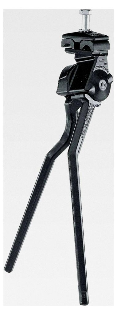 Doppelbein-Fahrradständer, 320 mm, Schwarz