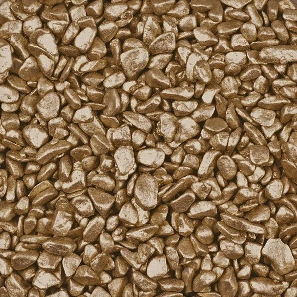 NUGGETS metallic 6-8mm. 500g. GOLD