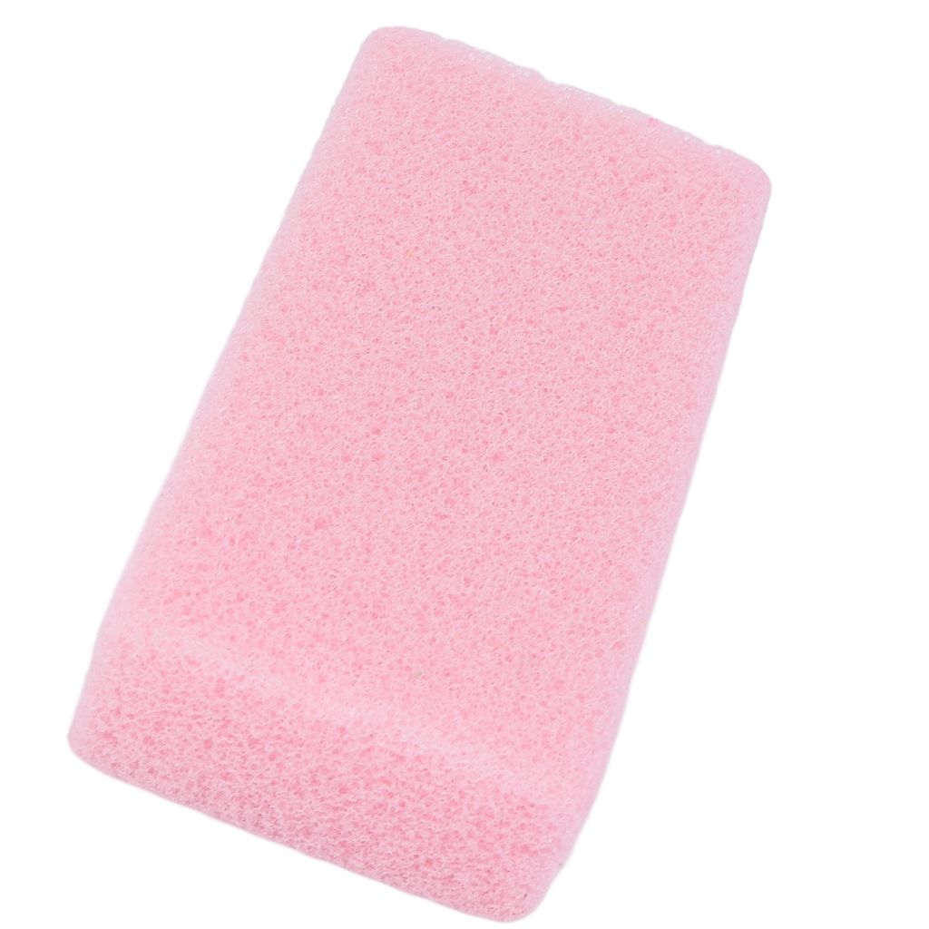 Fußbimsstein, quadratisch, rosa, zur Entfernung von Hornhaut und abgestorbenen Hautschüppchen, Nagelpflege
