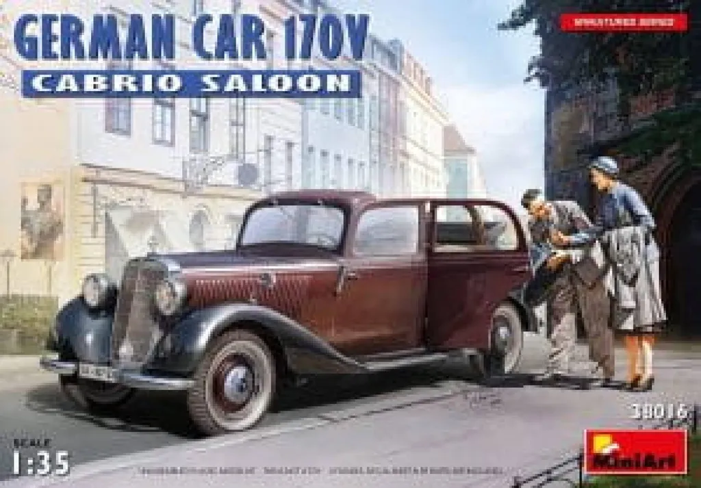 MiniArt 1:35 Voiture Allemande Type 170V Cabrio B - Maquette Plastique
