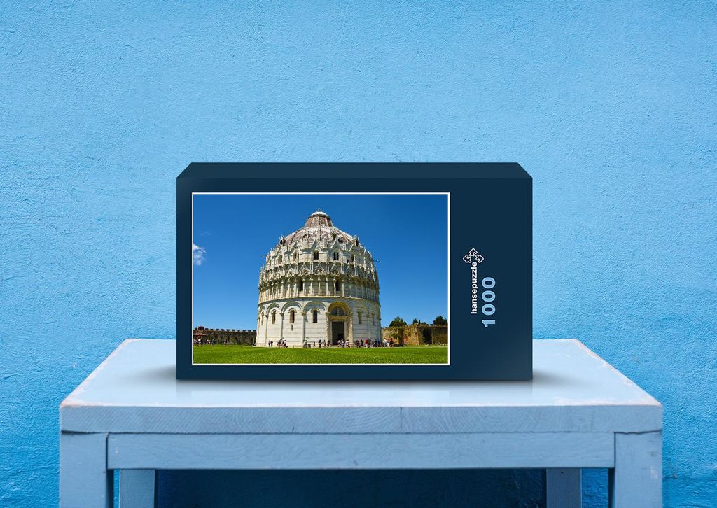 hansepuzzle 41721 - Pisa Puzzle, 1000 Teile, Orte, 60,0 x 46,0cm mit hochwertiger Aufbewahrung, Kartonbox und wiederverschließbarem Beutel