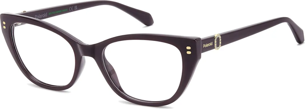 Lunettes de vue femme Polaroid PLD D602 Plum pour le travail et lecture