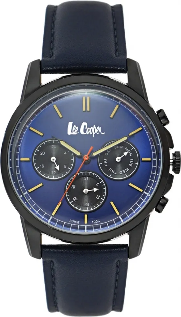 Montre Analogique pour Homme Lee Cooper LC06921.699 Bleu Marine Chic