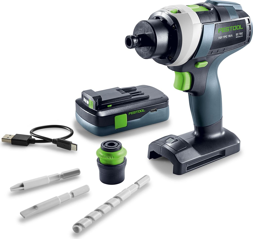 Perceuse-visseuse sans fil Festool pour enfants TY-TPC | Image du produit 