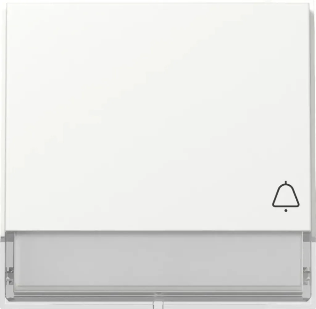 Plaque de Finition Sonnette GIRA 367366 Blanc pour Installation TX44