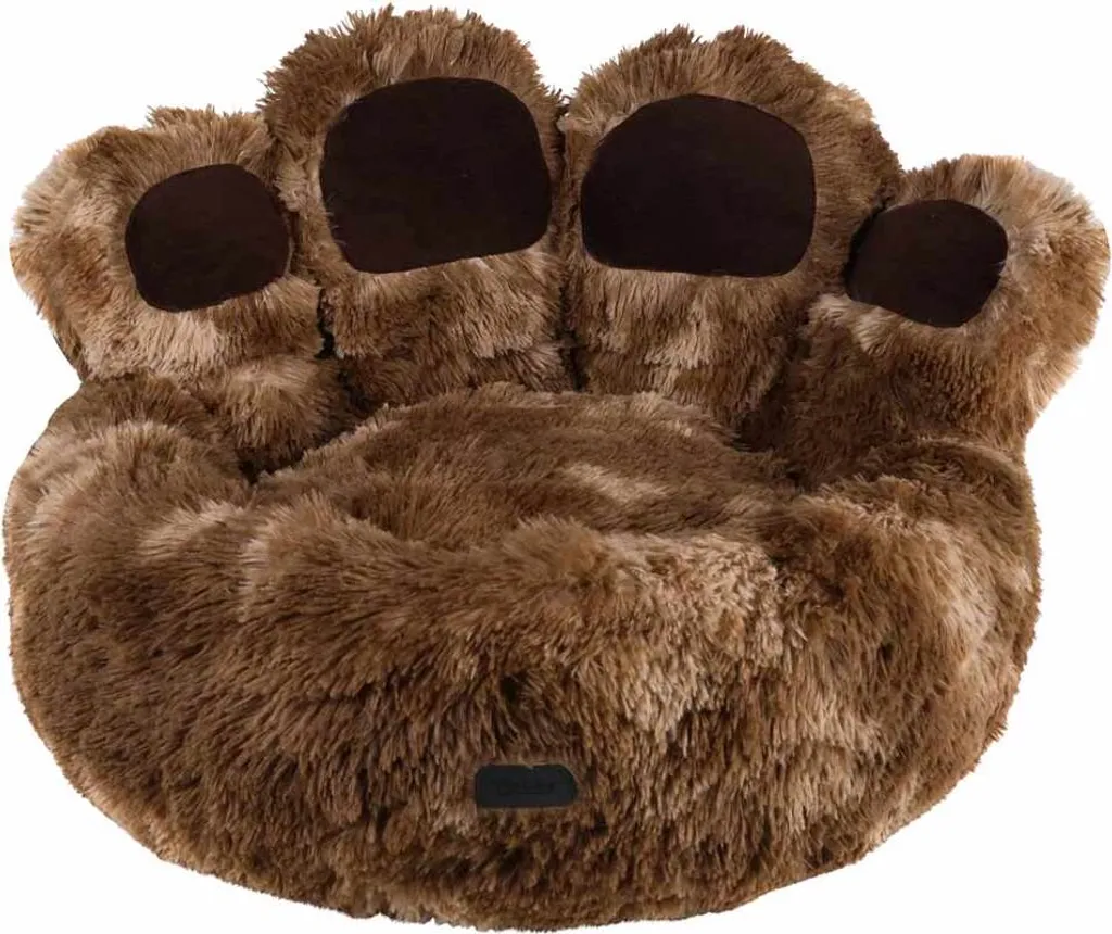 Panier pour chien Nobby Paw rond idéal pour petits chiens en hiver