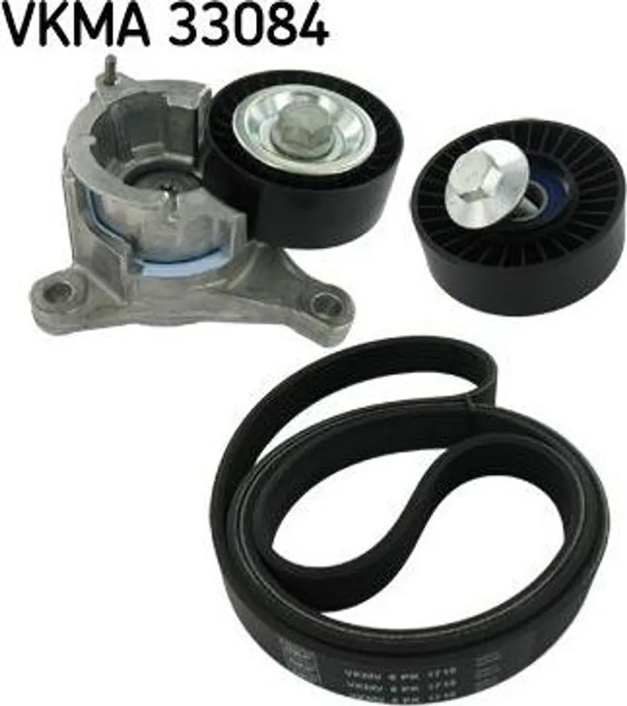 Kit courroie trapézoïdale SKF VKMA 33084 pour C5 et Peugeot 407