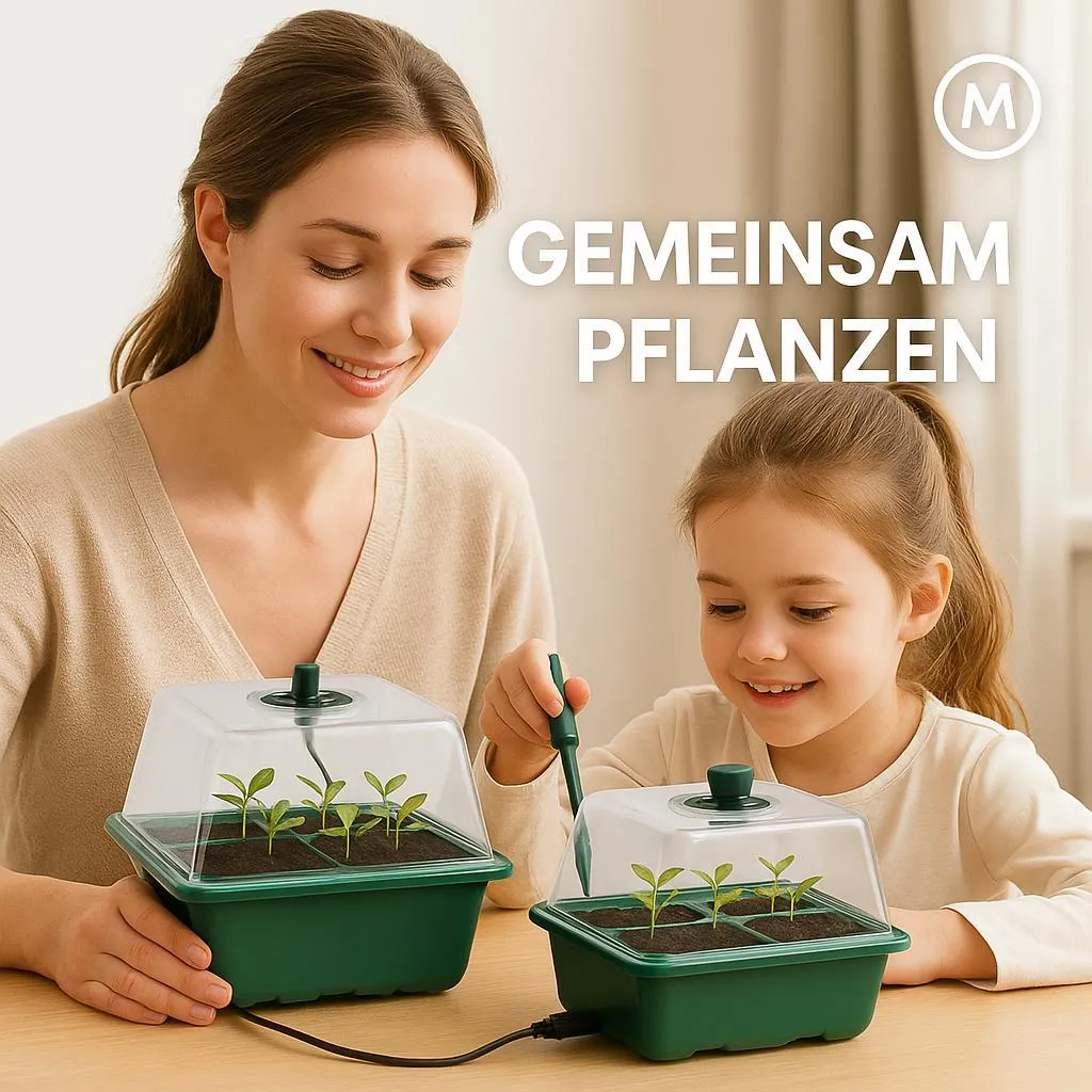 Kit de germination pour potager intérieur avec lampe LED intégrée et 6a