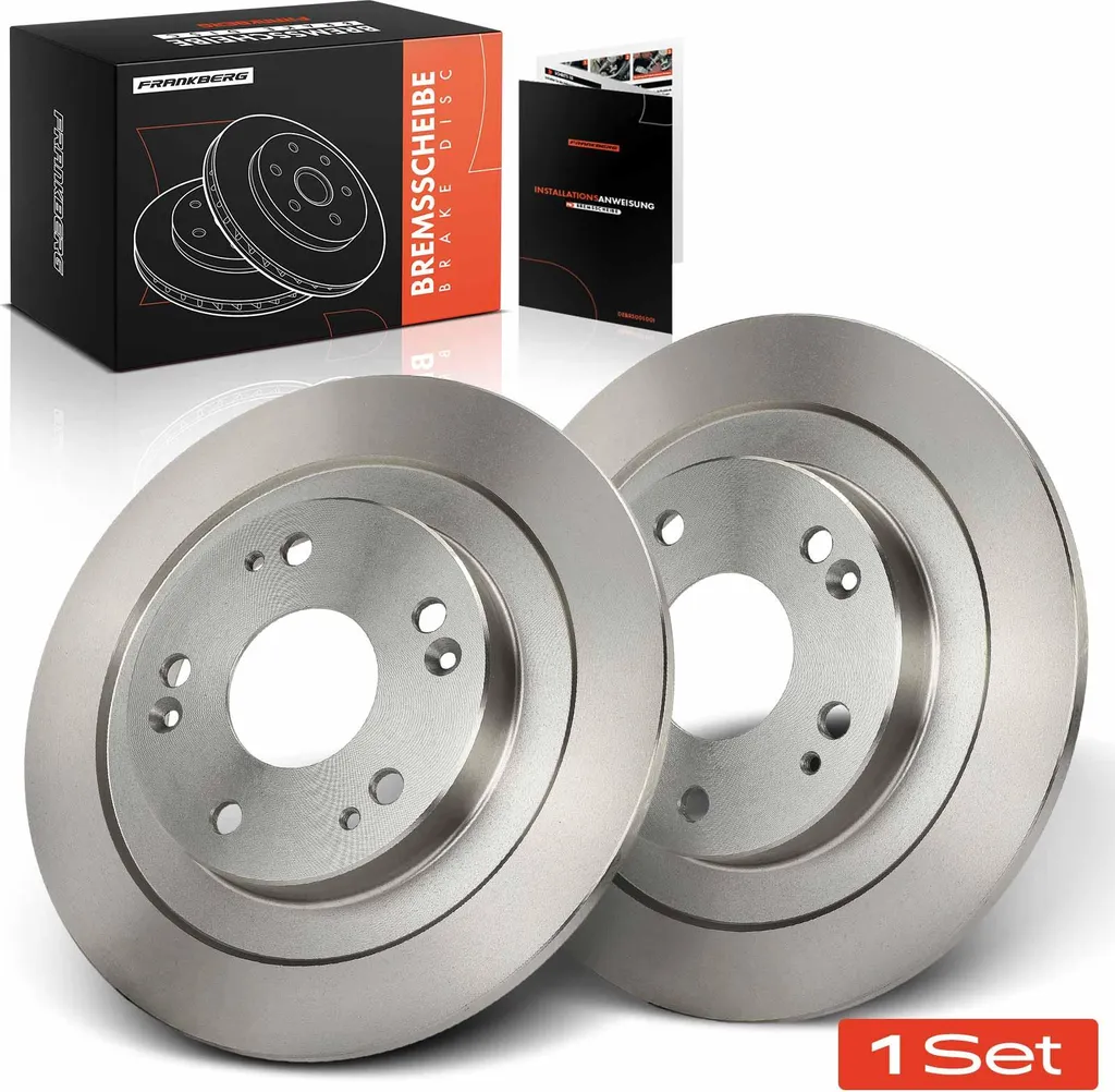 2 Disques de Frein Arrière Frankberg pour Honda Civic IX Tourer 2012-2016