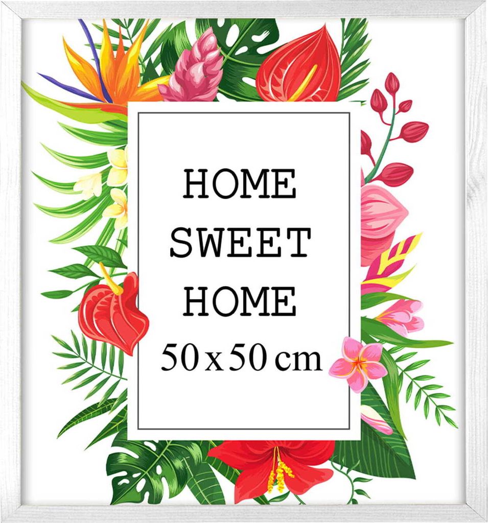 MG Design rám na fotografie 50 x 50 cm - farba biela, z Obrázok produktu 