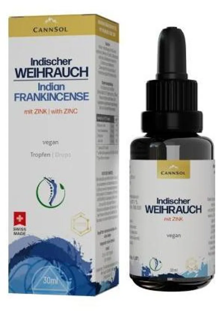 Cannsol Encens Indien avec Zinc en Gouttes 30 ml - Complément Naturel