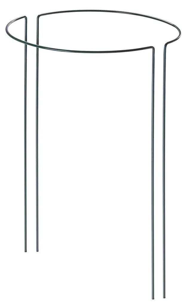 Support de croissance semi-circulaire pour fleurs et plantes en acier 50cm