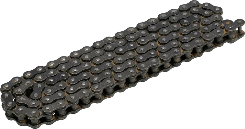 Chaîne d'entraînement EK CHAIN 420 SH avec attache clip pour moto