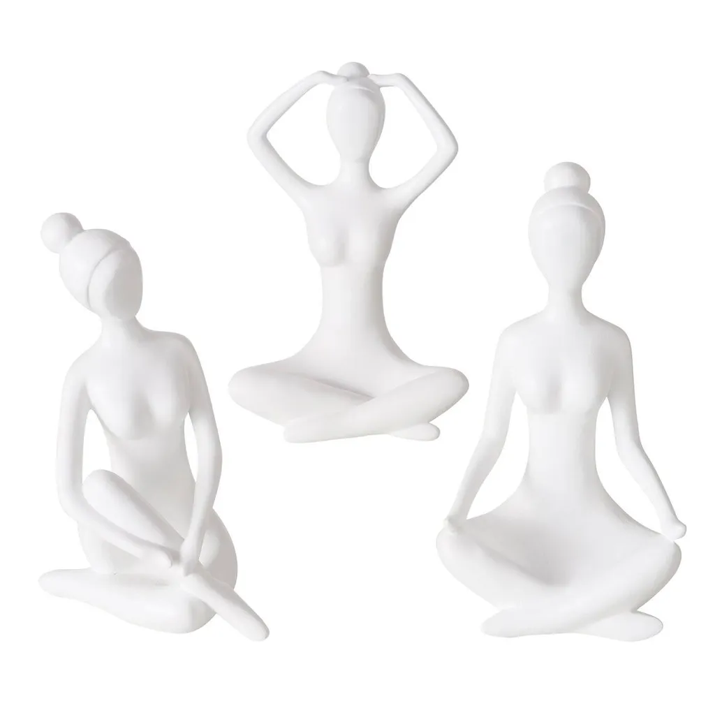 Statue Yoga pour Studio de Méditation - Déco Zen Format XL de 29 cm - 4