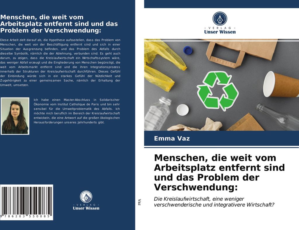 Menschen, die weit vom Arbeitsplatz entfernt sind und das Problem der Verschwendung: