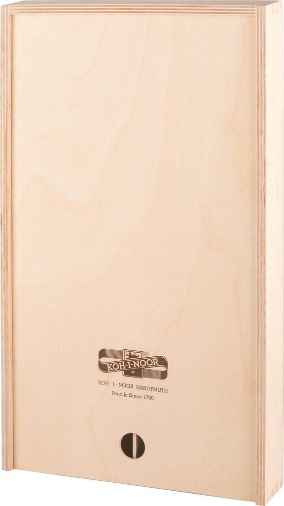 Holzschachtel " small " mit Schiebedeckel - 12 Fächer
