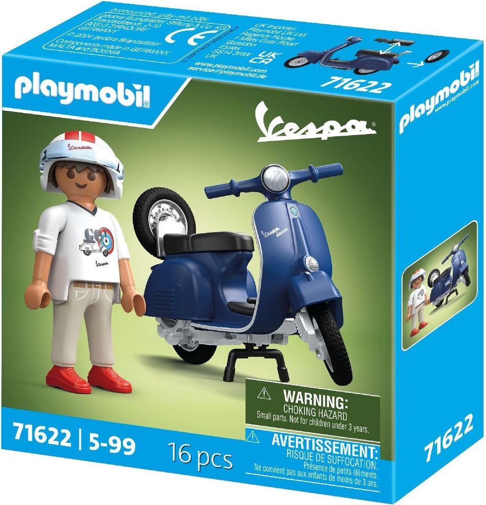PLAYMOBIL 1969 Vespa 150 Sprint Veloce, Blau Produktbild 