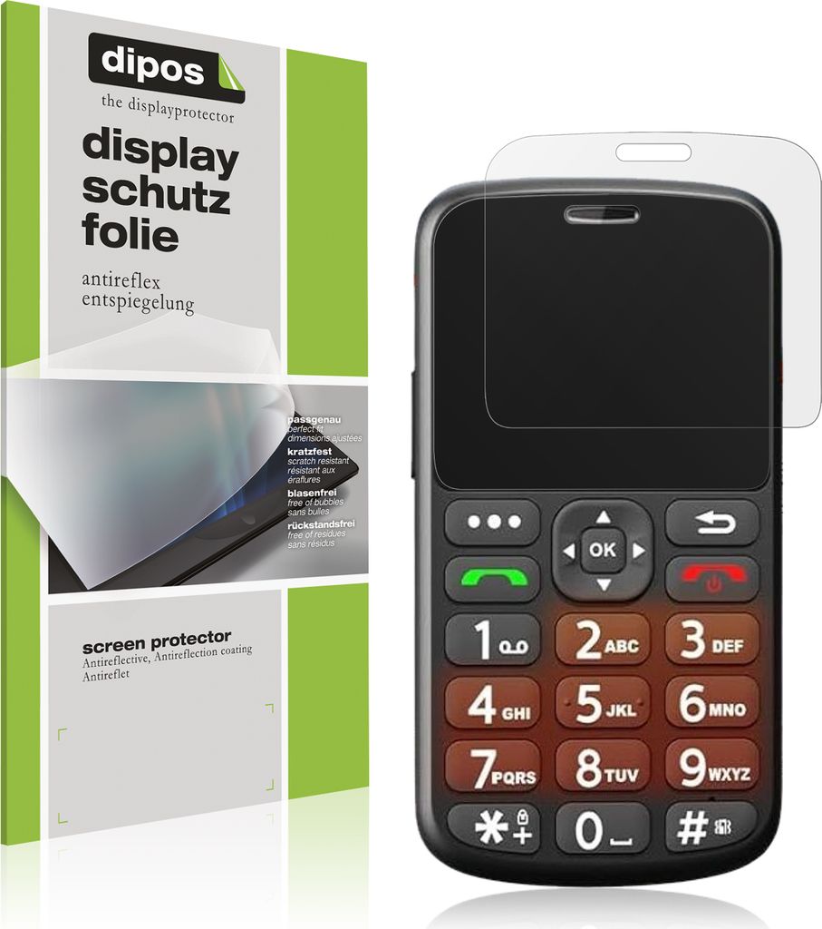 4x Schutzfolie für Sweetlink S3PLUS 4G matt Displayschutzfolie Folie Display Schutz dipos