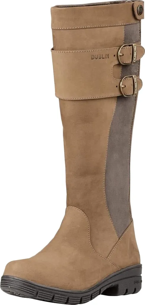 Bottes d'Équitation en Cuir pour Femme Dublin WB1808 Marron Taille 36