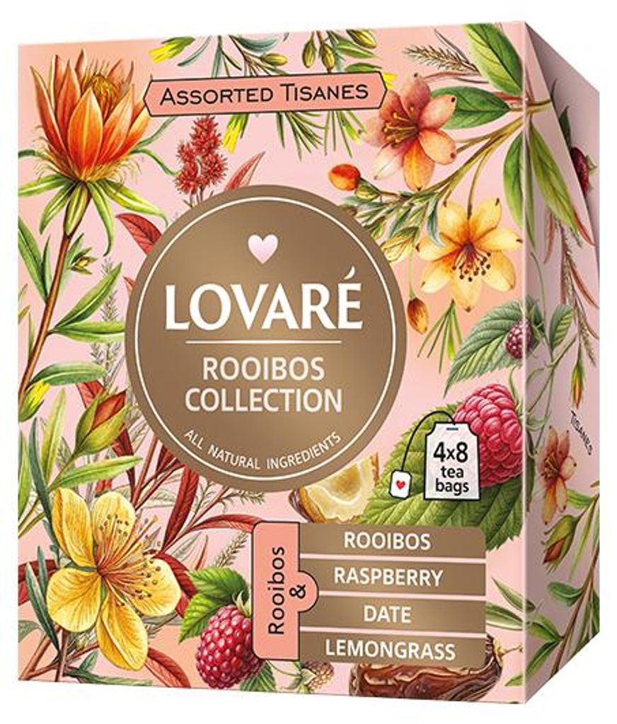 LOVARÉ Rooibos collection 48 g (32 bustine, collezione di Immagine del prodotto 
