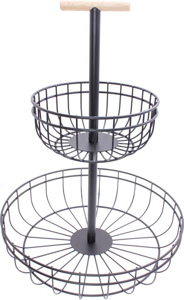 Obst-Etagere 2 stufig