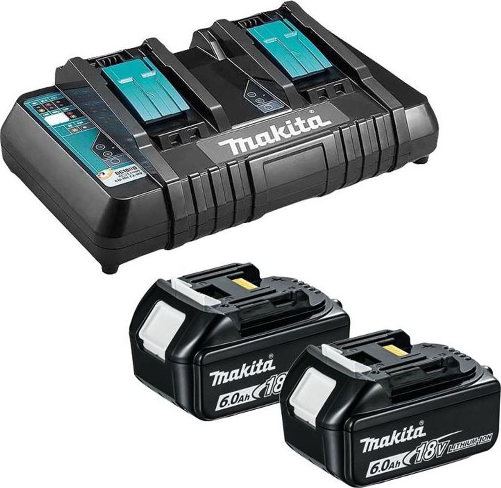 Makita 199484-8 Kit source d'énergie Li 18V 2x6Ah Image du produit 