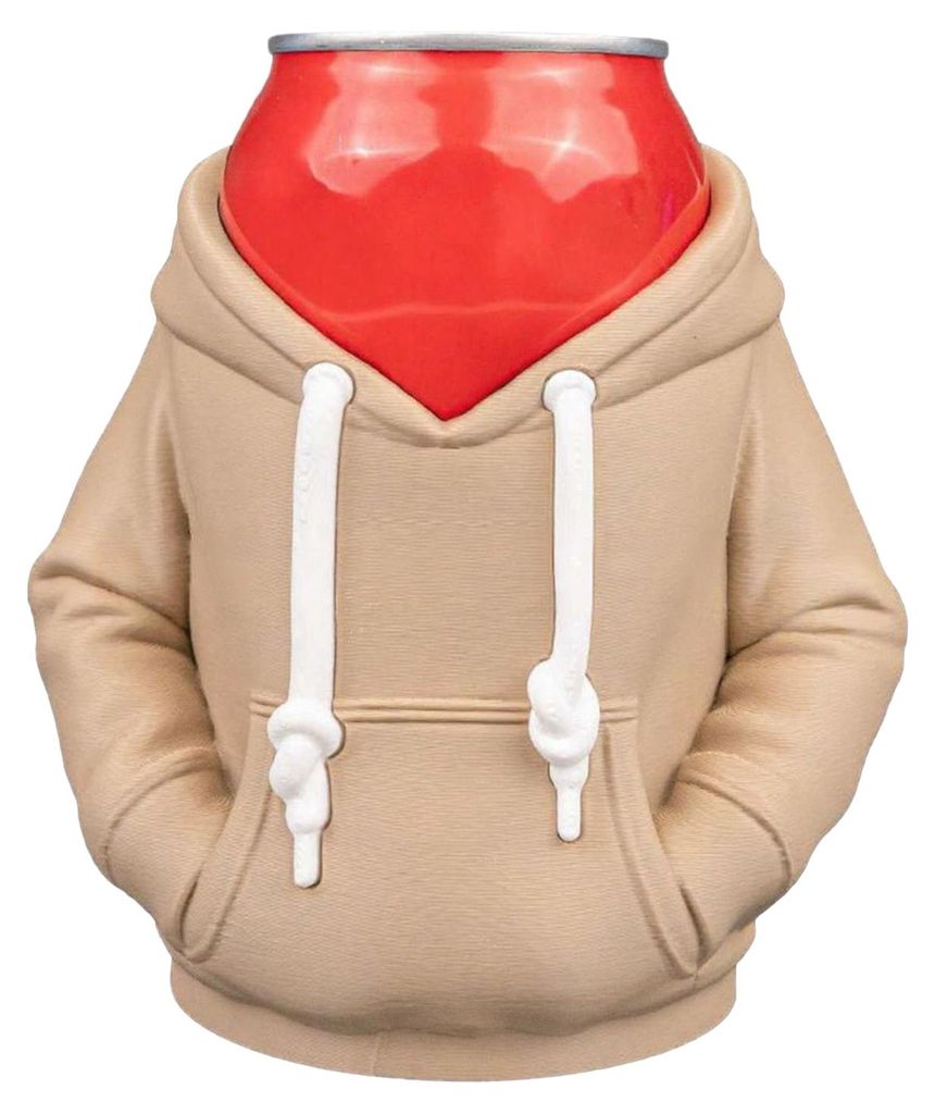 Lustige Getränkedosen-Jacke, Bierdosenhalter, Limonadendosen-Hoodie, 3D-gedruckte Getränkedosenhülle für Partys, Grillabende, Scherzartikel