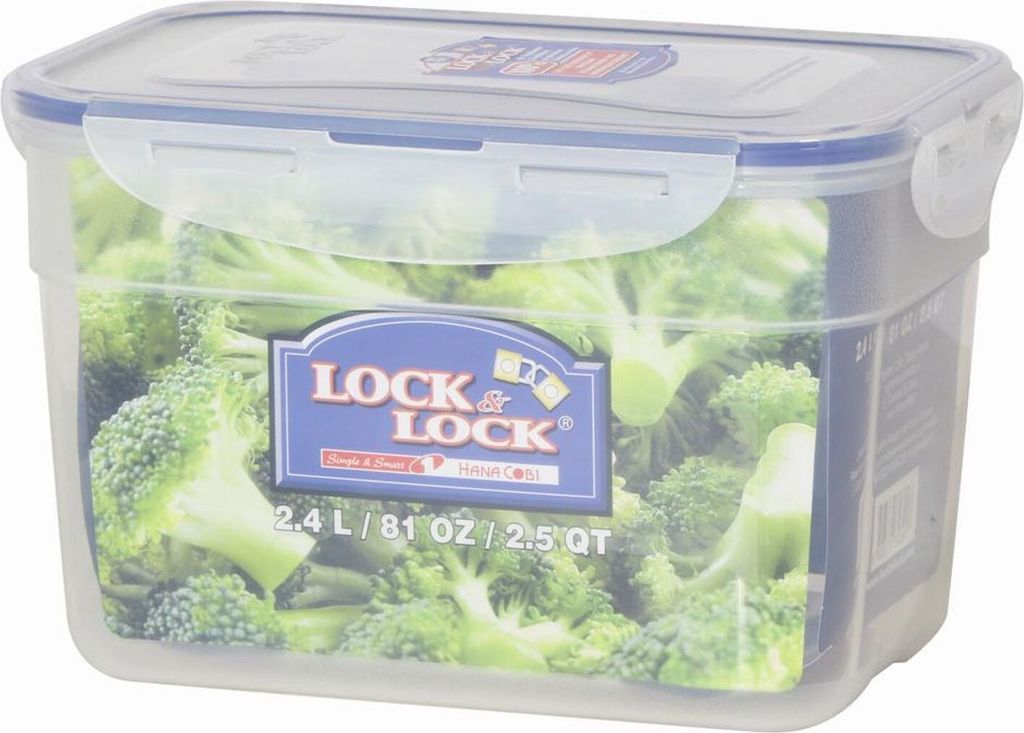 Vorratsdose rechteckig, 2400 ml 208 x 143 x 128 mm, nestbar Produktbild 