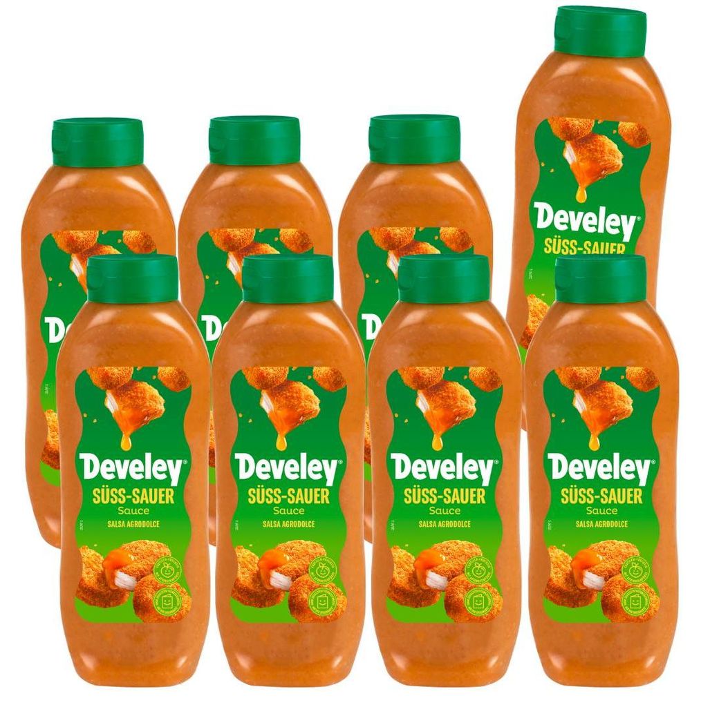 Develey Süß-Sauer Sauce - 8x 875ml Produktbild 