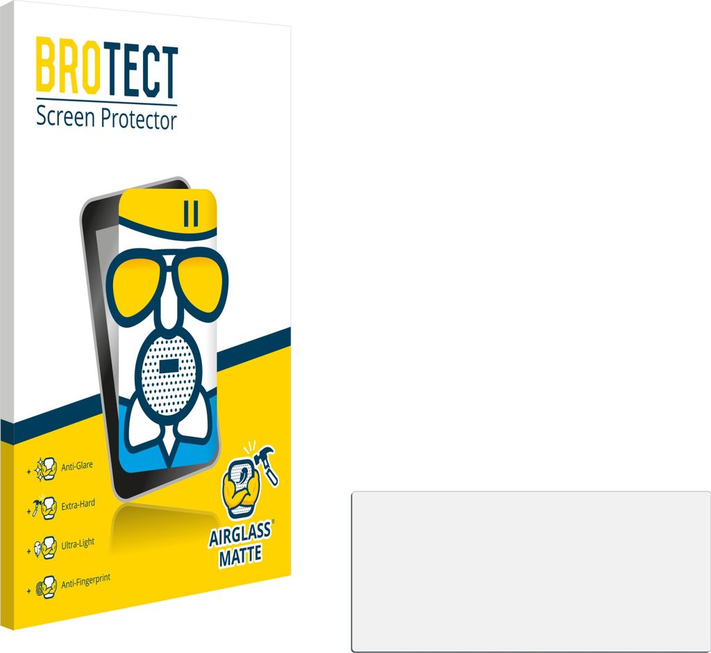 BROTECT Entspiegelungs Schutzglas für Volkswagen Golf 8 2021 Discover Pro 10" 2021 Schutzfolie Panzer Folie Glas Display Schutz matt