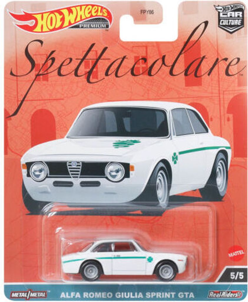 Hot Wheels HKC50 Premium Car Culture Real Riders - Alfa Romeo Giulia Sprint GTA
