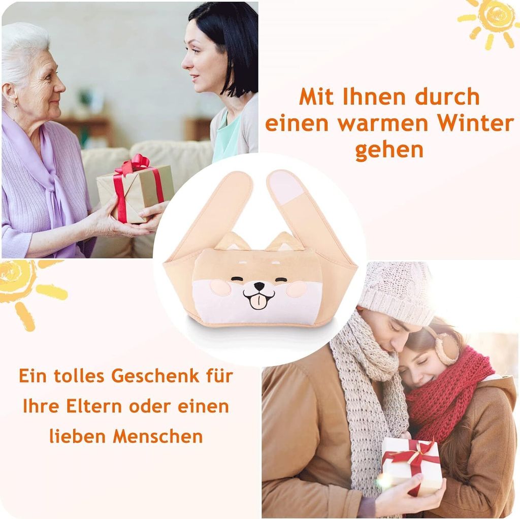 Wärmflaschengürtel,1L Wärmflasche Gürtel 3 in 1 Tragbar PVC Produktbild 6