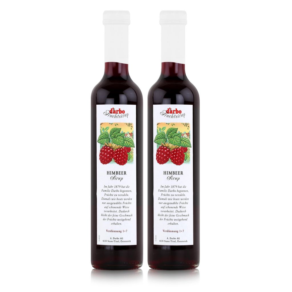 Darbo Sirup Himbeer 500ml - Cocktails Milchshakes Produktbild 