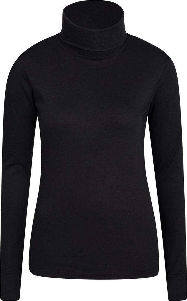 Mountain Warehouse - "Meribel" Oberteil Rollkragen für Damen Langärmlig MW671 (38 DE) (Schwarz)