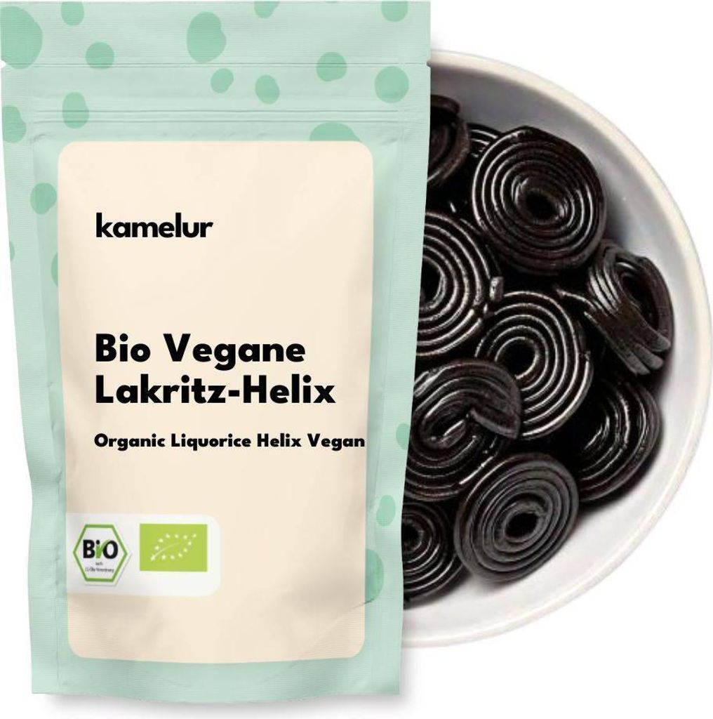 Kamelur Bio Lakritz Helix vegan 1 kg