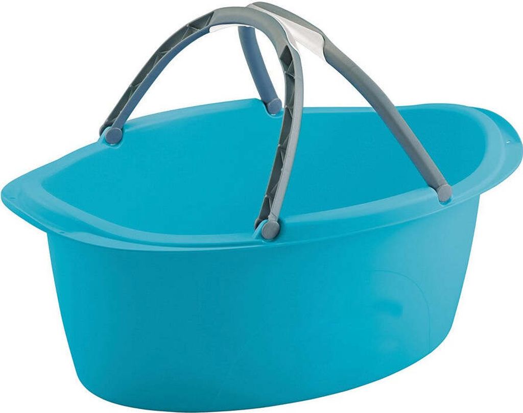 Ovales Waschbecken STELLA 60x40cm (25l) mit Griffen PH mix Produktbild 