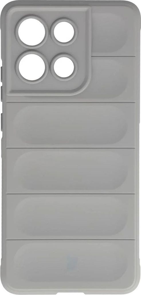 Robuste Handyhülle für Motorola Moto G86 5G / G86 Power 5G Bizon Case Tur, Hellgrau