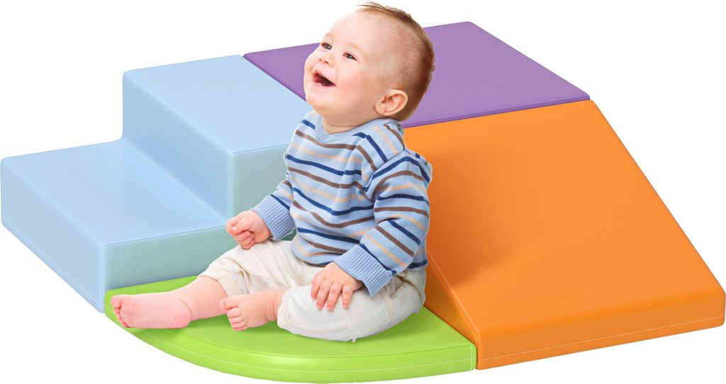 HOMCOM 4 Blocs de construction XL - modules de motricité - Image du produit 