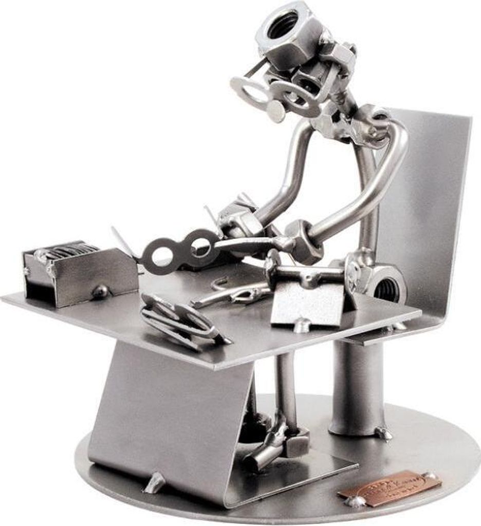 Metallfigur Augenarzt – Handgefertigte Optiker Geschenkidee
