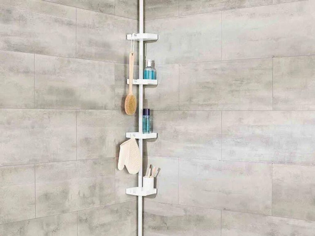 Wenko Teleskop Badewanne Duscheckregal XXL  125 - 300 cm, Produktbild 