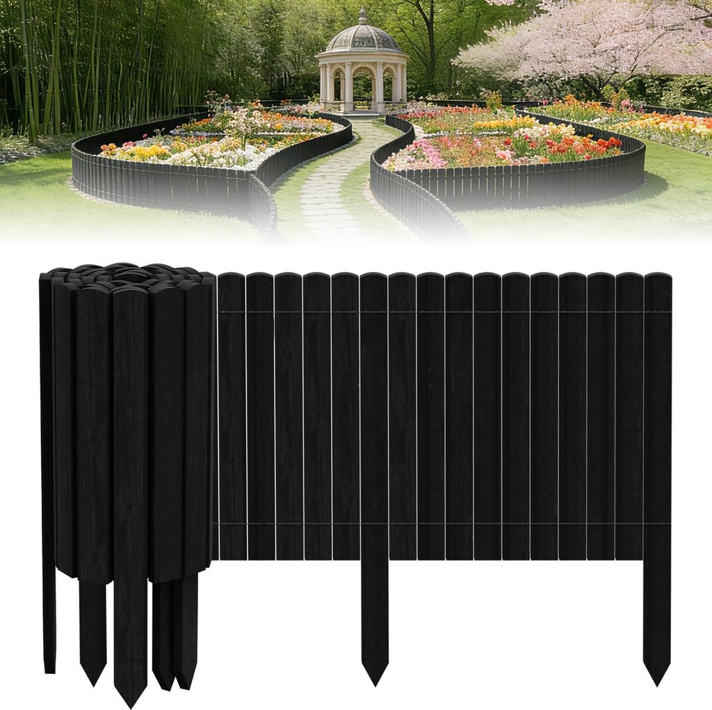 Clôture en bois FIVMEN Rollborder 200 cm de long, 40 cm de Image du produit 