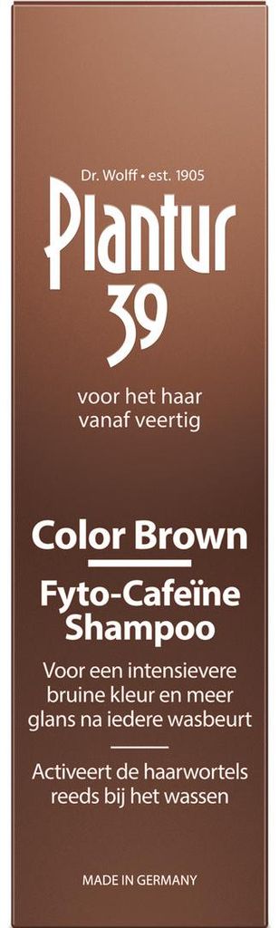 Plantur 39 Shampoo color brown (250 ml) Produktbild 