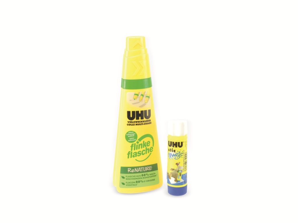 UHU flinke flasche ReNature Alleskleber 100,0 g + GRATIS Produktbild 