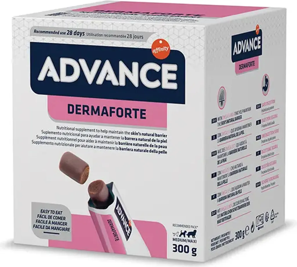 Advance Vet Canine Adult Derma Forte 300g : Soin Dermatologique Chien