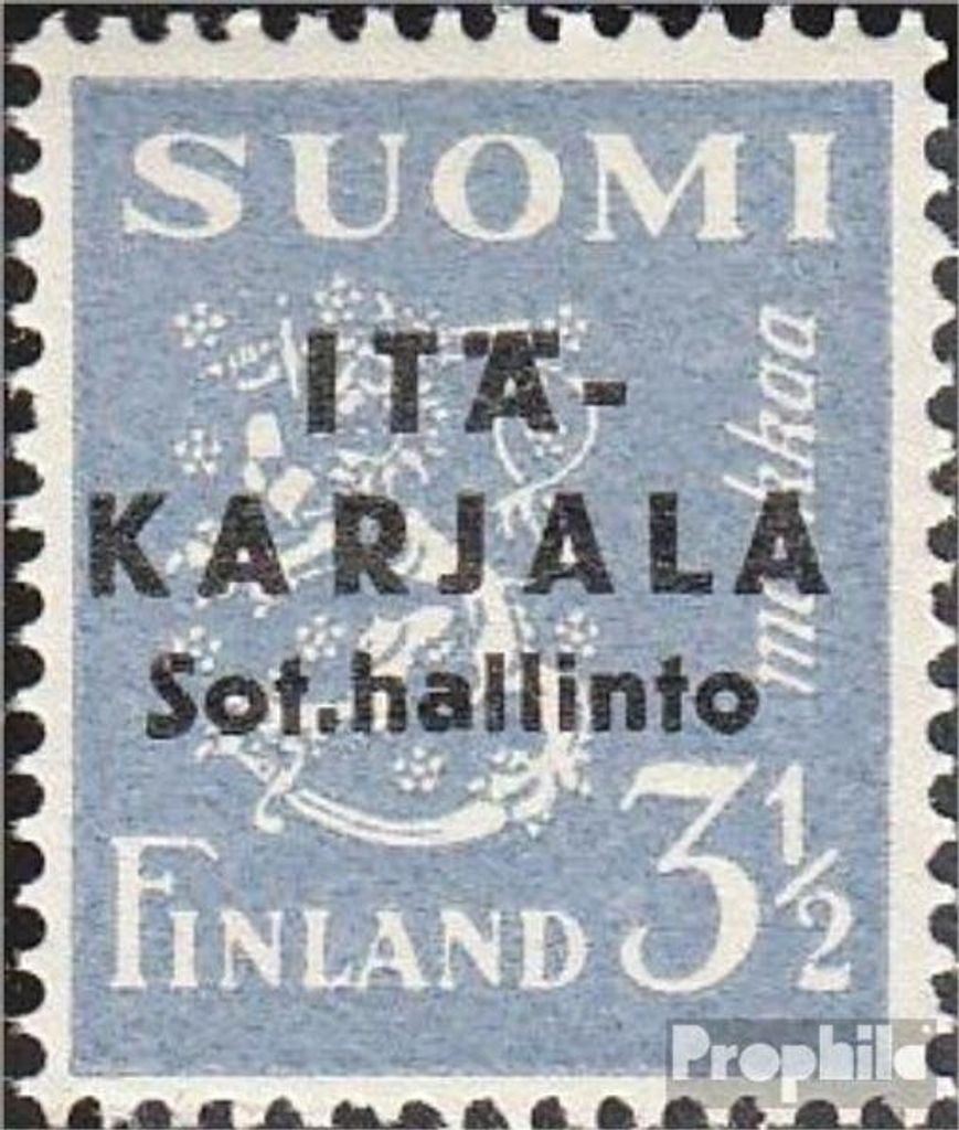 Briefmarken Finnische Bes. Ostkarelien 1941 Mi 5I Produktbild 