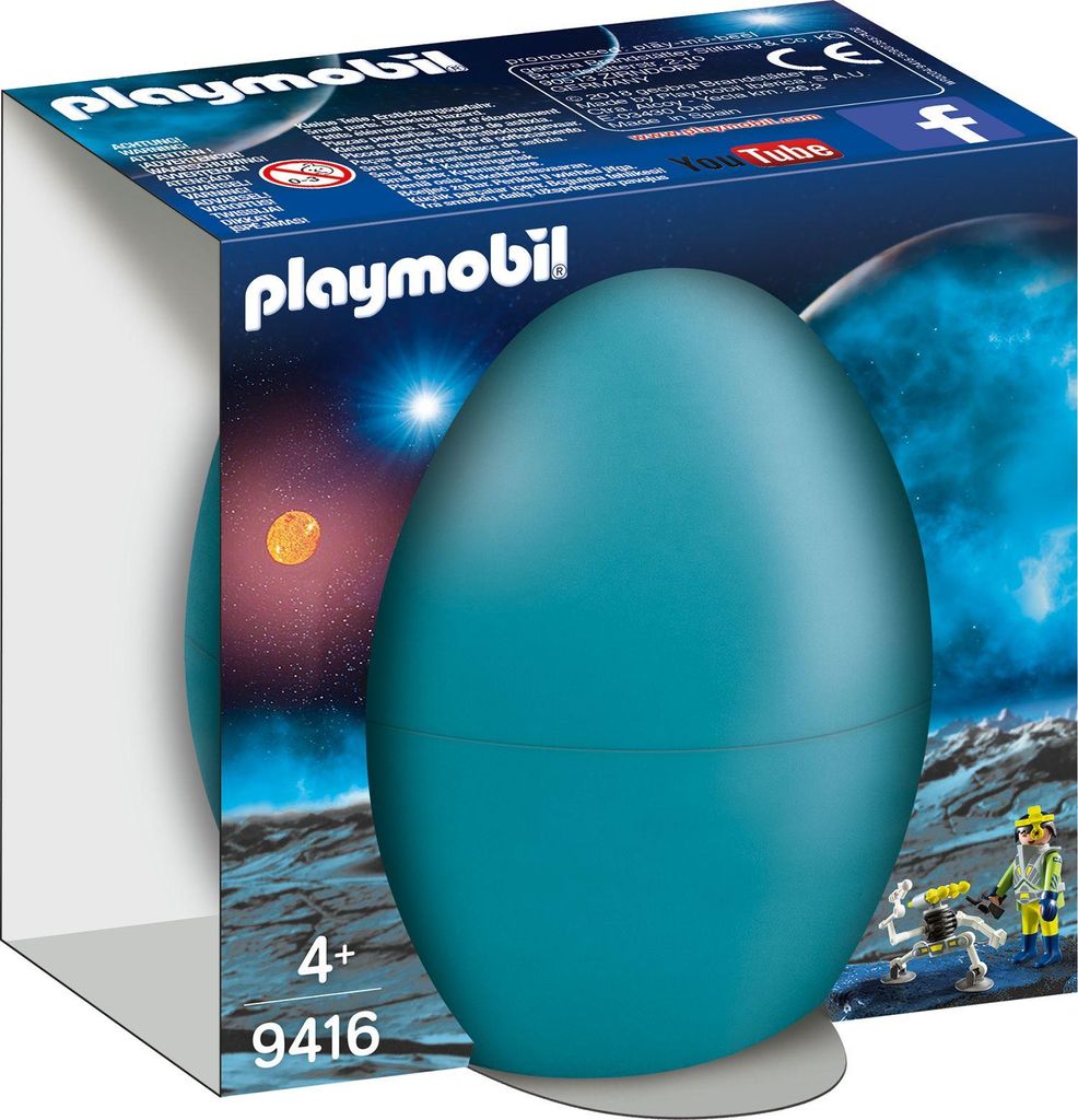 PLAYMOBIL 9416 - Space-Agent mit Roboter Spiel Produktbild 