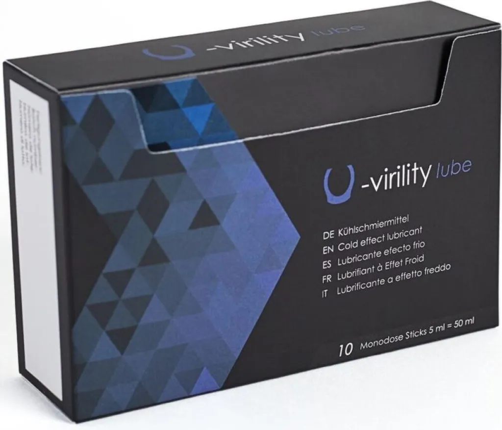 500 Cosmetics U-Virility Lube: Gel Intimo Refrigerante 10 Monodosi - 3