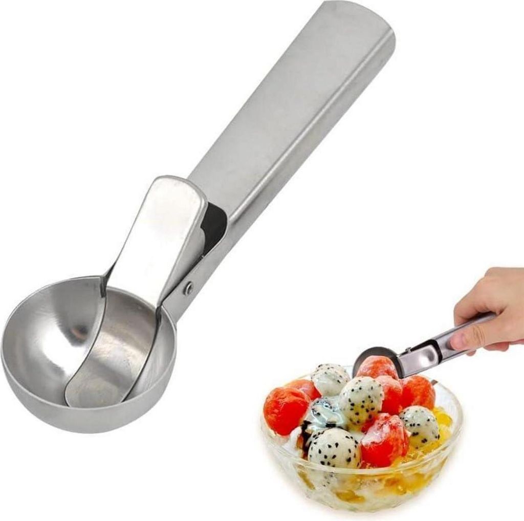 Eisportionierer Profi Edelstahl Eislöffel für Eiscreme Produktbild 