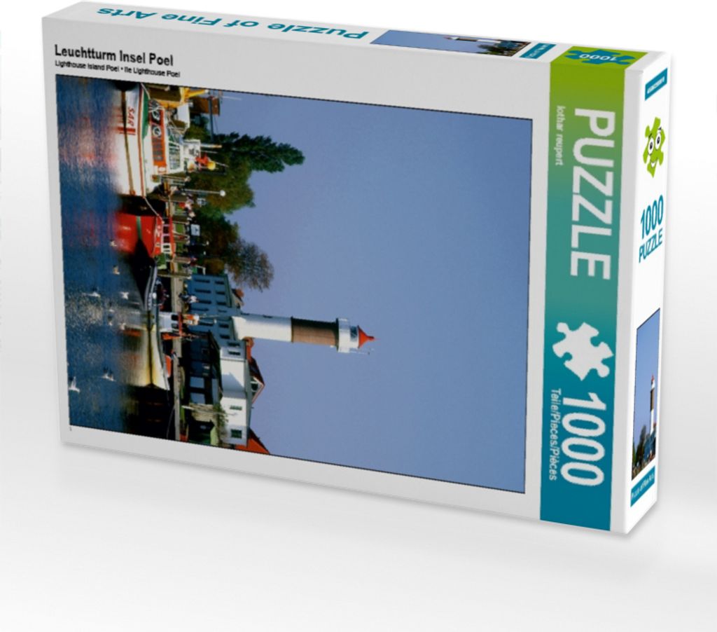 Calvendo Leuchtturm Insel Poel 1000 Teile Puzzle hoch 480x640mm, reupert lothar; 7338130